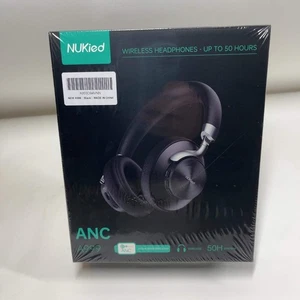New NUKied ANC A999 Wireless Stereo Headset Black - Picture 1 of 2