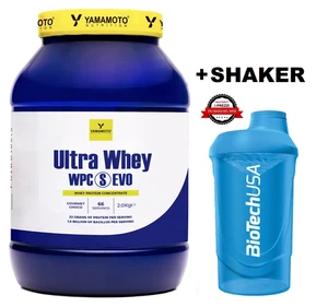 Proteine YAMAMOTO NUTRITION Ultra Whey Wpc S EVO 2000 Gr 2kg + Shaker - Bild 1 von 3
