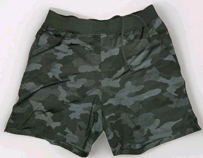 Lululemon Men’s Shorts XL Dark Green & Gray Camo Pace Breaker Pockets Drawstring - Image 1 of 4