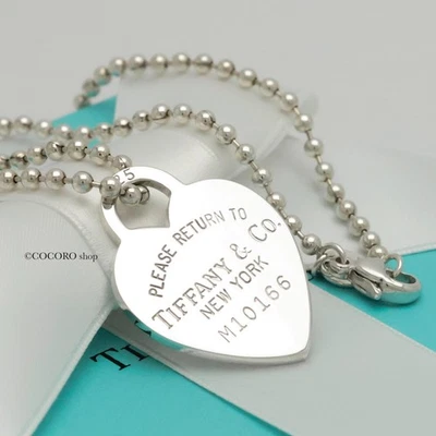 Authentic Tiffany & Co. Return to Heart Tag Long Chain Necklace 34.1" w/Pouch - Image 1 of 4