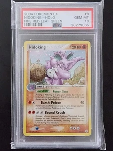 PSA 10 Nidoking #8 Holo Pokemon Fire Red & Leaf Green 2004 *POP 46* - Bild 1 von 4