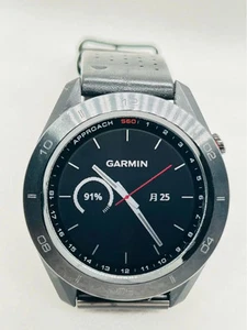 Garmin Approach S60 Golf Watch Black GPS Smartwatch & Charging cable FS JP m - Picture 1 of 5