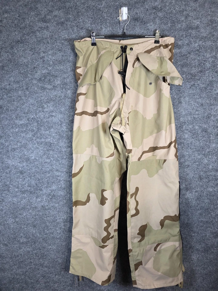 Pantalones militares ECWCS para hombre pequeños regulares camuflados costura gore clima frío manchado Foto 1 de 4