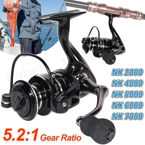 12BB Metal Spinning Fishing Reel 5.2:1 for Freshwater Saltwater 2000-7000 Series - Picture 1 of 17