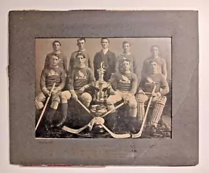 Equipo de hockey Ramblers 1905, foto de campeones marítimos, trofeo Starr raro - Imagen 1 de 4