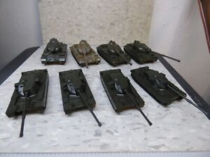 Roco Minitanks 8 Piece Cold War / Modern British Armored Tank Unit Lot #6Q