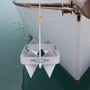 Caja Plegable 25 lb Anclaje Soporte Slide Cubo Acero Galvanizado Anclaje Barco Plegable - Imagen 1 de 16