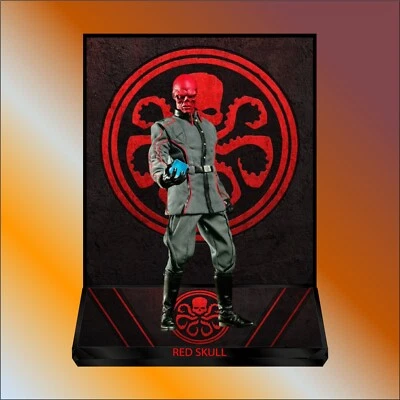 DIORAMA HOT TOYS - ACTIONFIGUR - PUPPE 1/6 - PRO DETOLF IKEA - STAND - RED SKULL - Bild 1 von 4