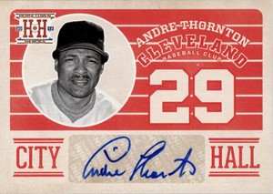2013 Hometown Heroes City Hall Signatures #9 Andre Thornton Auto