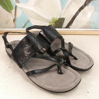 Life Stride женские туфли сандалии черный шлепанцы размер 7,5 SKU #08459 - Изображение 1 из 4