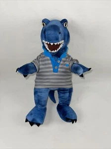 Build A Bear Workshop BAB Blue T Rex Dinosaur Plush Stuffed Toy￼ Has Sound. - Picture 1 of 3