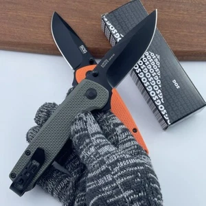 2025 SOG Terminus XR Folder 3" CRYO D2 Stahl SCHWARZE Klinge grüner Griff Messer neu - Bild 1 von 22