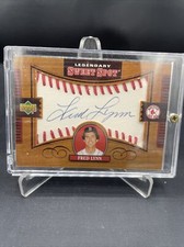 FRED LYNN Red Sox 2003 Upper Deck Legendary Sweet Spot Autographed Baseball Card