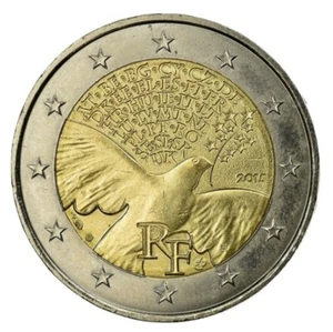 France 2 euro coin 2015 "70 years of Peace in Europe" - Picture 1 of 1