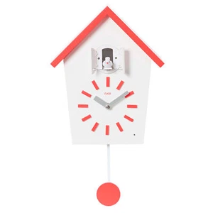 Kuckucksuhr BAUERNHAUS, Pendeluhr Wanduhr, Moderne Schwarzwalduhr 28,3 × 22,8 × - Bild 1 von 16