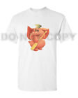 Men's T-Shirt White Cotton Novelty Impko Meyercord Art Pink Elephant Sailor