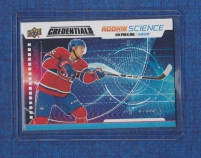 2019-20 Upper Deck Credentials Rookie Science # RS-02 Ryan Poehling - Image 1 of 2