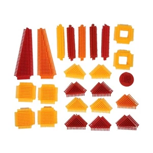 Bristle Blocks Lot Of 24 Preschool Stem Building Interlocking Construction Toy A - Picture 1 of 14