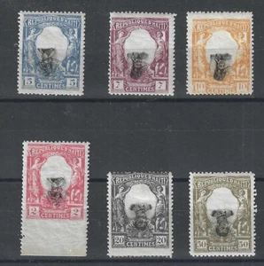 Haiti, 1903 Scott #83-88 Inverted Centers, postfrisch, aufklappbar - Bild 1 von 1