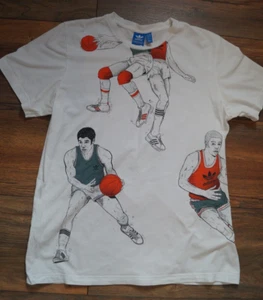 Adidas Gr.L Herren T-Shirt weiß Basketball - Bild 1 von 3