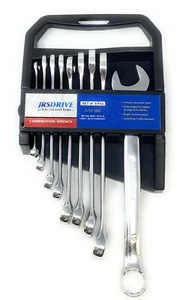 9 Pcs Combination Non Ratcheting Wrench Set Matric 6-19MM, Heat Treated 12pt CRV - Picture 1 of 7