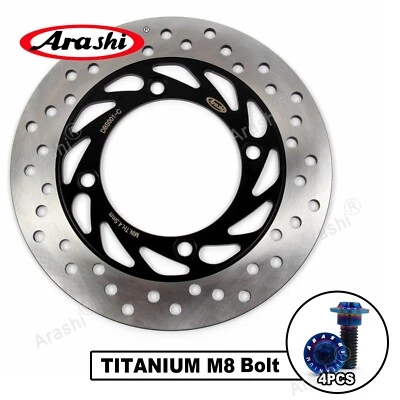 Rear Brake Disc Rotor + M8 Bolts Fit Honda XL V TRANSALP 600 XL600V 1991-1999 - Image 1 of 4