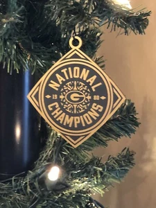 Georgia Bulldog 1980 National Champions Ornament  - Bild 1 von 4