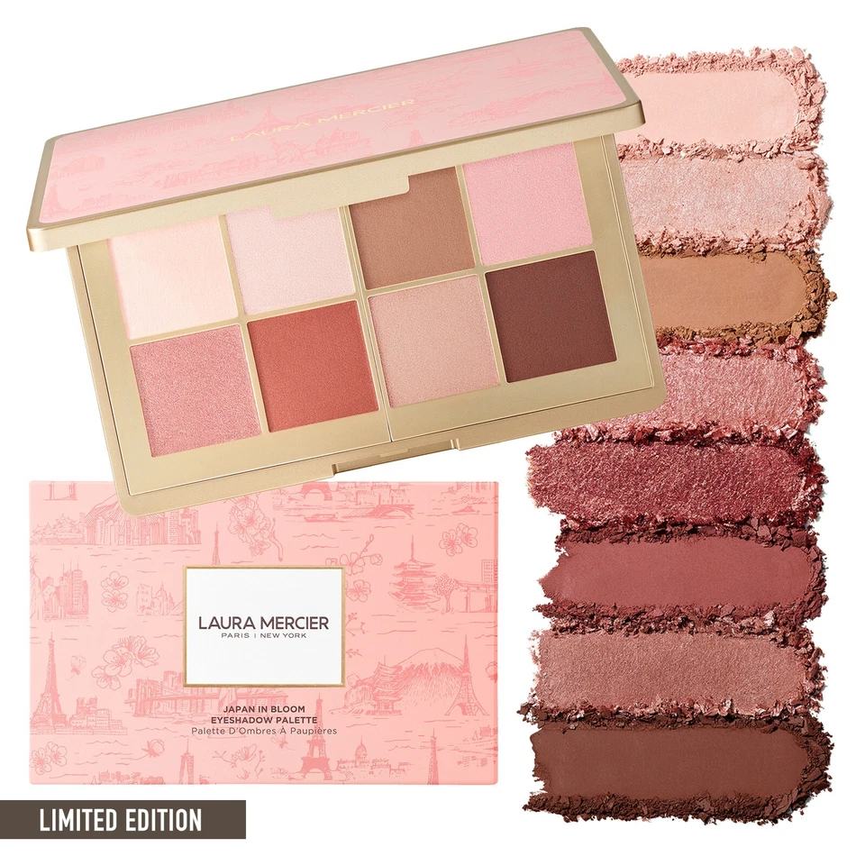 PALETA DE SOMBRAS DE OJOS SHISEIDO LAURA MERCIER JAPÓN EN FLOR 8 colores limitada Japón nueva Foto 1 de 4