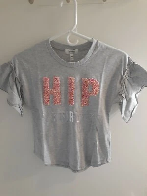 Speechless Girls Gray "Hip Girl" Short Sleeve T-Shirt M Youth - Image 1 of 3
