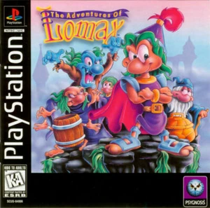 The Adventures Of Lomax PS1 Front Back Box Art Insert Cover only - Picture 1 of 2
