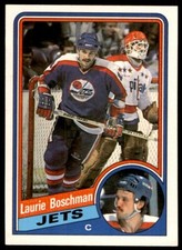 1984-85 O-Pee-Chee Laurie Boschman Winnipeg Jets #335