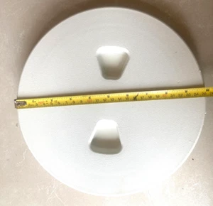 TH Sure-Seal Screw Out Lid Deck Plate, 1" Lid, 8" Hole DPS-8-3-DP INCOMPLETE - Picture 1 of 4