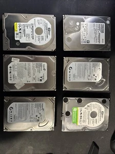 Bundle of 6 x 3.5" HDD (assorted capacities) and 1 x 2.5" DATA SSD (120GB) - Picture 1 of 8