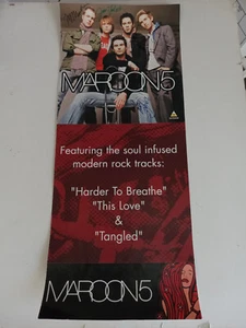 Póster Maroon 5 FIRMADO Vintage Pop Rock Autógrafo Reales Canciones sobre Jane 2002 - Imagen 1 de 10