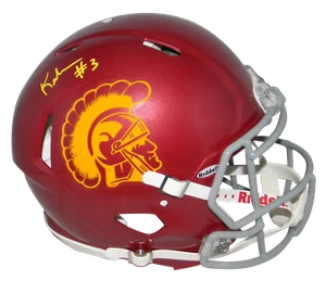 KEYSHAWN JOHNSON AUTOGRAPHED USC TROJANS FULL SIZE SPEED AUTHENTIC HELMET JSA - Picture 1 of 1