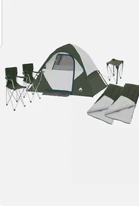 Ozark Trail 6-Piece 4 Person Camping Combo Tent Waterproof Outdoor Hiking Room - Picture 1 of 7