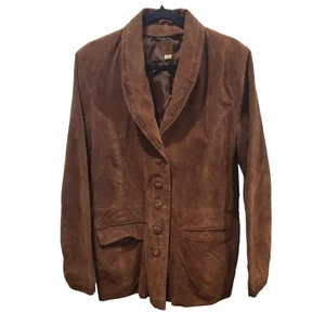 New Wilsons Leathers Vintage women’s Jacket Brown Suede size XL NWT Blazer - Picture 1 of 7