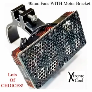 RCP Xtreme Cool Motor Bracket With (2) 40x40 Fans 16k rpm Choose Fan & Bracket - Picture 1 of 20