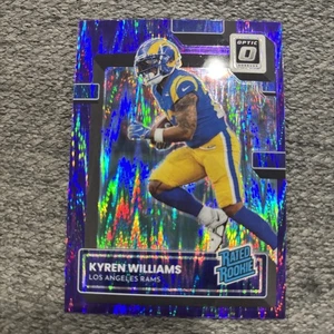 Donruss Optic Purple Shock Kyren Williams #281 RC 2022 casi nuevo-como nuevo - Imagen 1 de 2