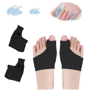Bunion Corrector Sleeve Socken mit großen Zehentrennern und Pinky Separatoren klein - Bild 1 von 5