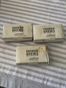 REDKEN BREWS NYC GROOMING CLEANSING BAR PH BALANCED - 5.3 OZ (LOT OF 3) - Picture 1 of 12