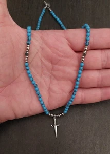 Collana Uomo Turchese - Foto 1 di 7