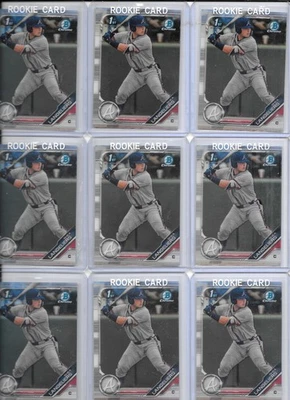 Shea Langeliers lot (25)  2019 Bowman Chrome Draft Refractors - Image 1 of 2