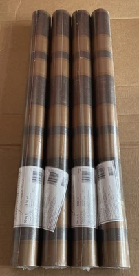 Raymond Waites виниловые полосатые обои границы узор 360 кв. футов запечатанный 4 катушки - Изображение 1 из 4