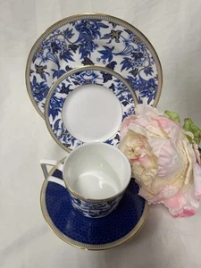 (Four Pieces) Hibiscus by Wedgwood 4-PIECE PLACE SETTING - Mint! - Picture 1 of 14