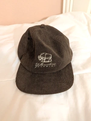 Yellowstone Hat Brown Corduroy Men OSFA Abercrombie & Fitch - Image 1 of 4