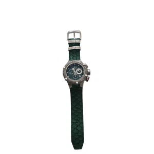 Reloj Invicta Subaqua Noma VI Hombre Cronógrafo Suizo 500m Cuero Verde 25066 - Imagen 1 de 9