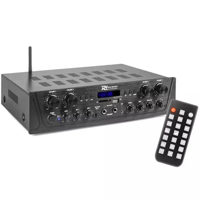 POWER DYNAMICS PV240BT amplificatore 4 zone 400w con bluetooth usb sd radio fm - Immagine 1 di 4