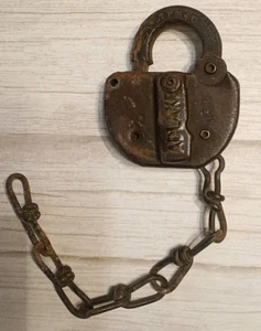 Cerradura ADLAKE vintage de C&N W RY - Imagen 1 de 9