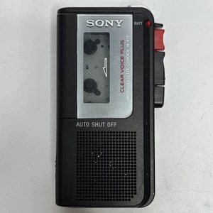 Grabadora de voz microcassette Sony M-470 apagado automático Clear Voice Plus portátil - Imagen 1 de 3